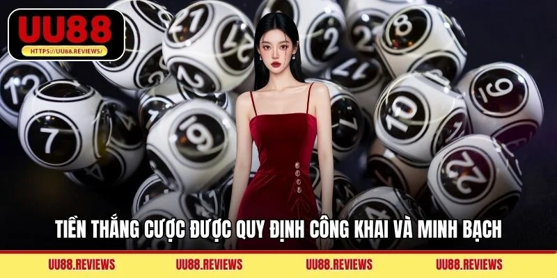 Tiền thắng cược được quy định công khai và minh bạch